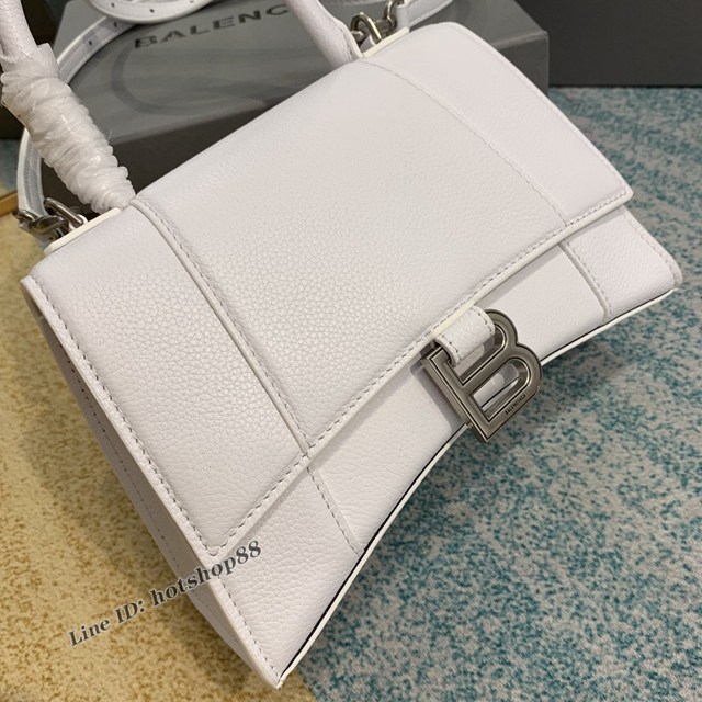 Balenciaga專櫃爆款手提肩背女包 巴黎世家鑽石紋s小號Hourglass沙漏包 fyj1025